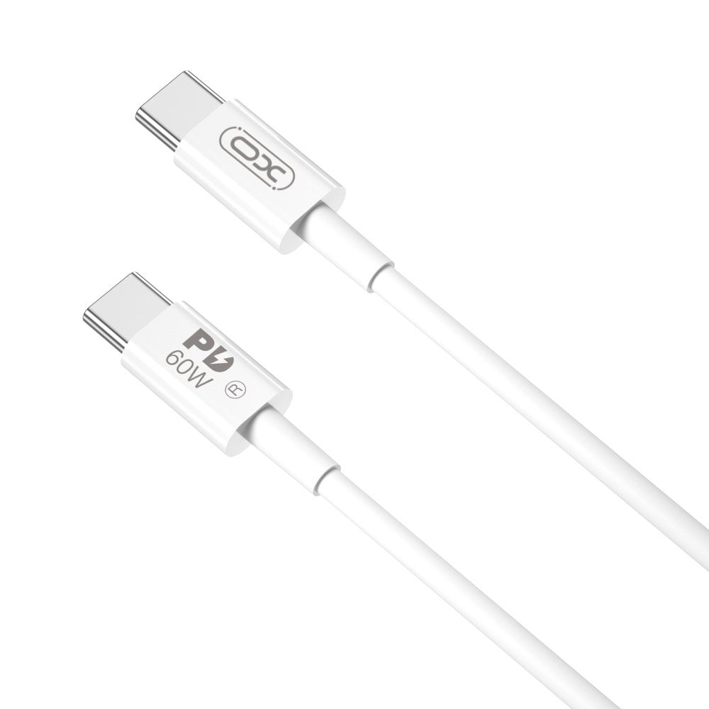 XO NB-Q190A καλώδιο PD USB-C – USB-C 1,0m 60W λευκό