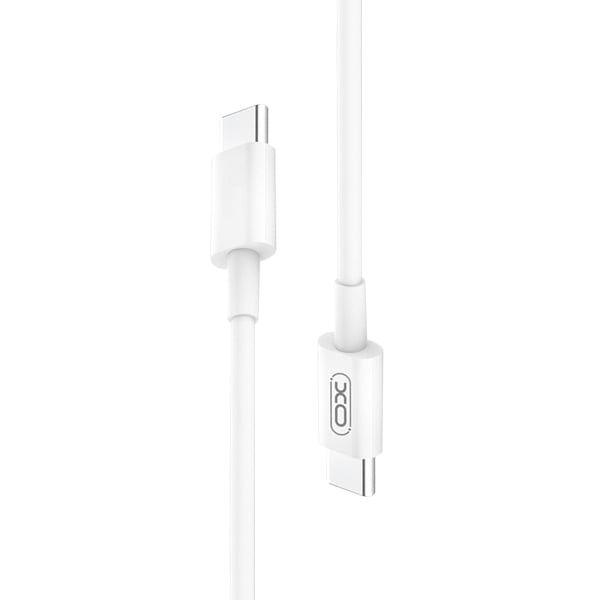 XO Καλώδιο Type-C σε Type-C, 1μ, 40W, 2A, NB124 λευκό