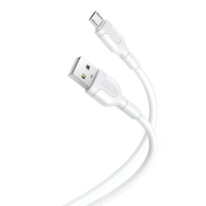 XO καλώδιο NB212 USB – microUSB 1m 2,1A Λευκό