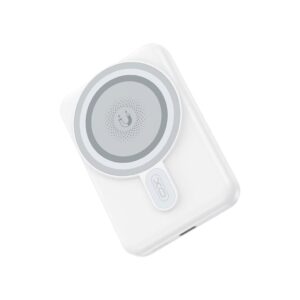XO PR264 Power Bank 10000mAh, 20W, 15W Wireless MagSafe + βάση (λευκό)