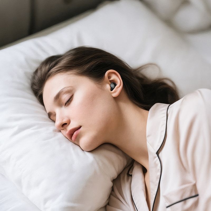 Sleep earplugs Hoco (3 sizes – Small, Medium, Large) M201 black - Image 9