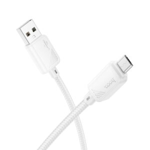 Hoco X113 Καλώδιο USB A σε Micro USB 2,4A 1m Λευκό