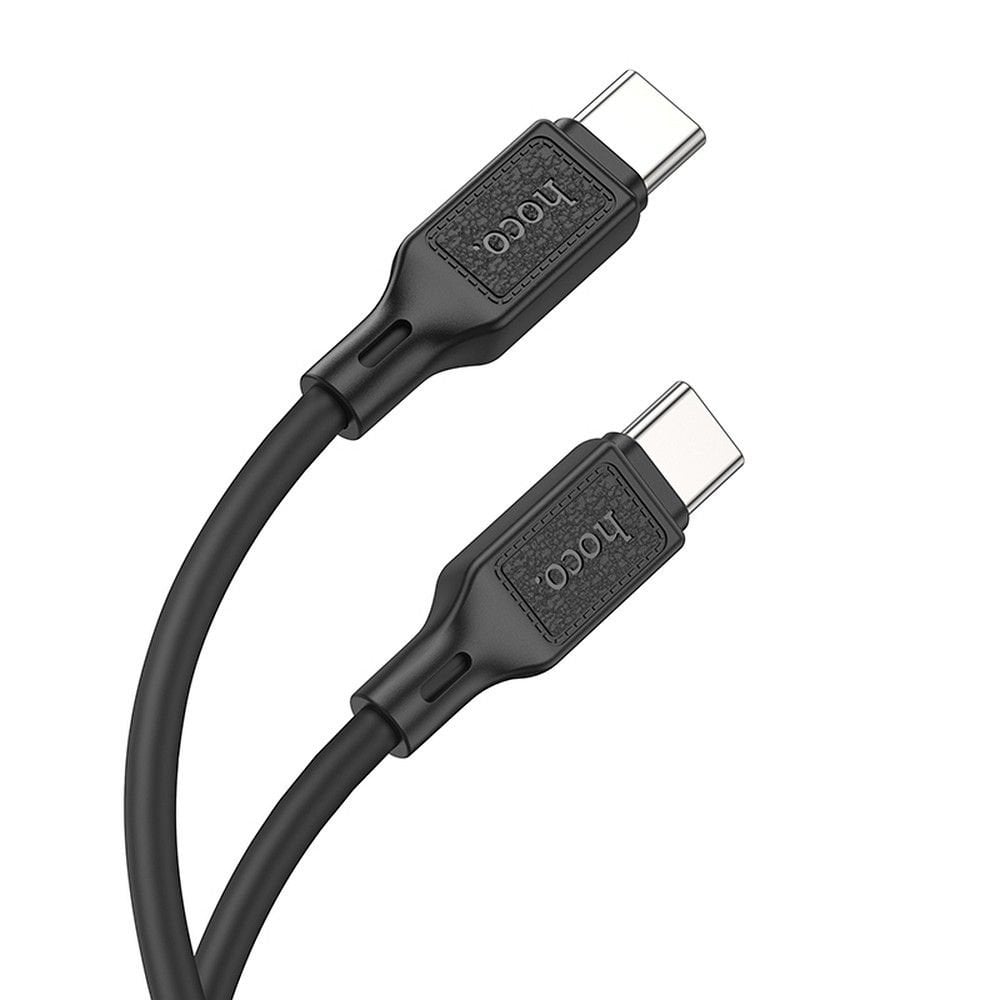 Hoco X90 καλώδιο Type C σε Type C 3A 60W 1m μαύρο