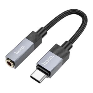 Adapter Aux USB-C to Jack 3,5mm Hoco UPA32C black