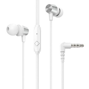 HOCO M79 ενσύρματα ακουστικά με μικρόφωνο Jack 3,5 mm λευκά