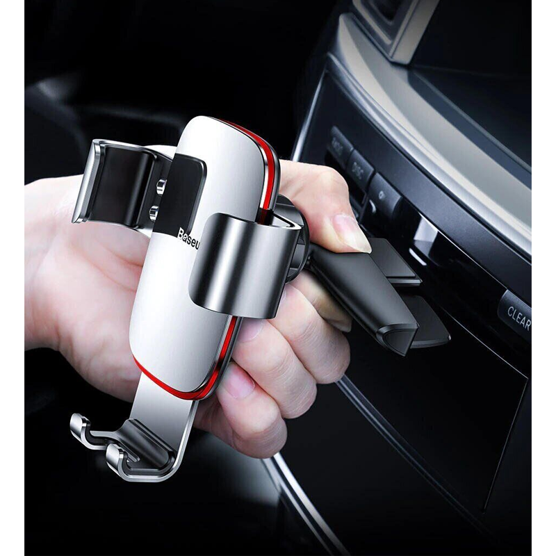 BASEUS Holder for mounting, Metal Age, CD Version black – SUYL-J01 - Image 9