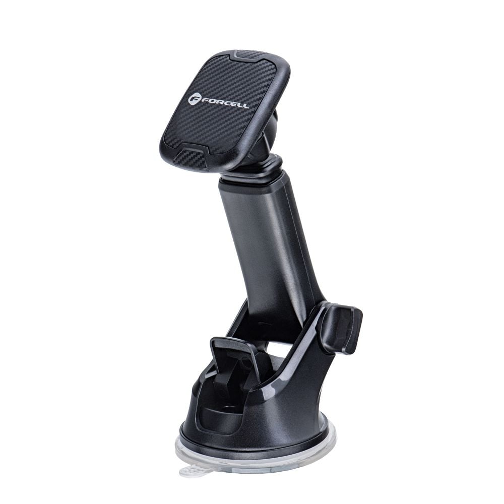 Forcell Magnetic car phone holder F-Grip Carbon HCT327 για παρμπρίζ και ταμπλό, μαύρο