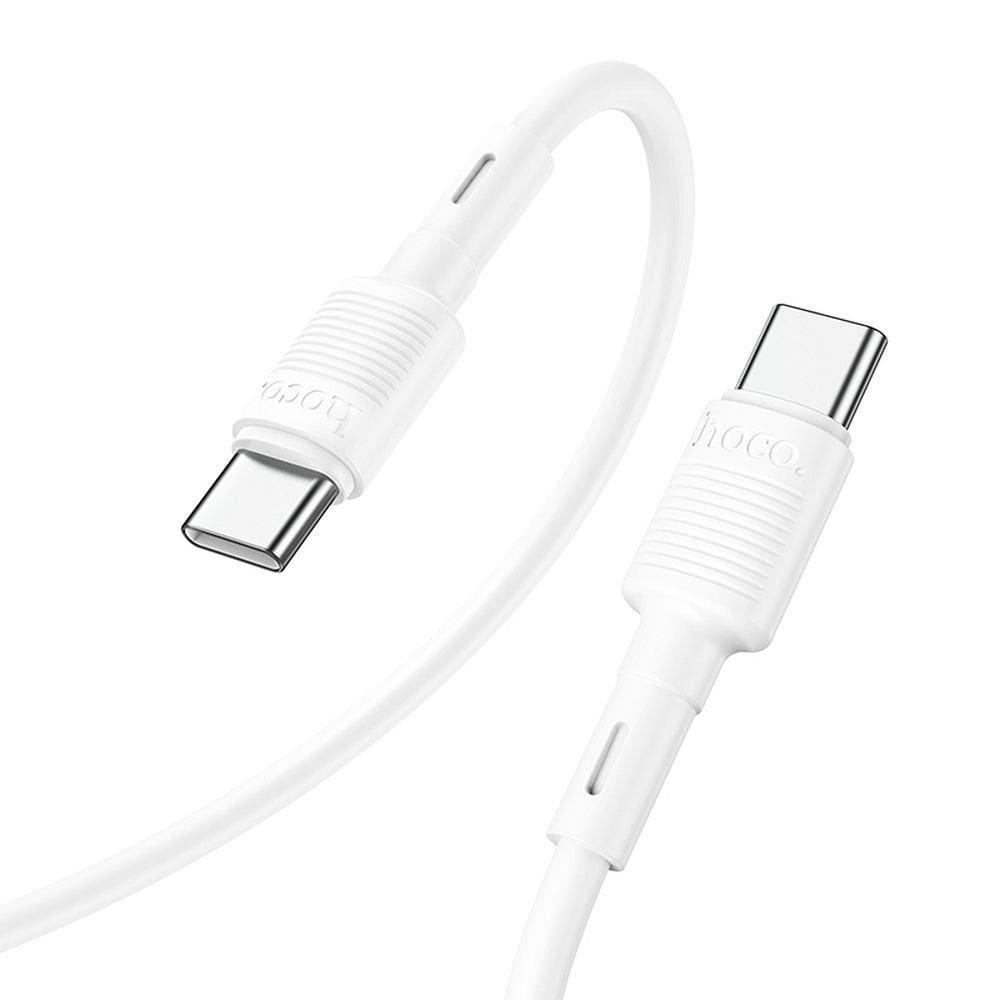 Hoco X83 καλώδιο Type C σε Type C PD 3A 60W 1m λευκό