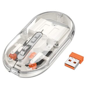 Ασύρματο ποντίκι Hoco GM35 2,4GHz/Bluetooth 1600DPI Dual Mode λευκό