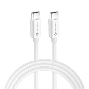 FORCELL F-ENERGY C339 καλώδιο Type C σε Type C PD QC4.0 5A 100W 2m λευκό