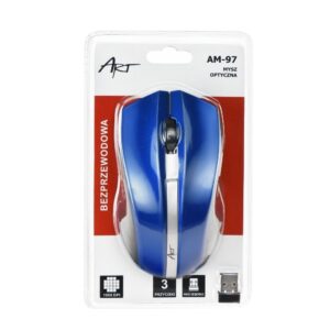 ART ασύρματο ποντίκι 2,4G 1000 dpi AM-97 μπλε