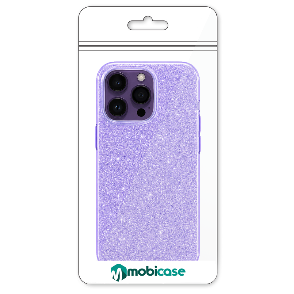 Θήκη Glitter 3in1 TPU Sparkle για το Samsung A27 Λιλά χρώμα - Image 2