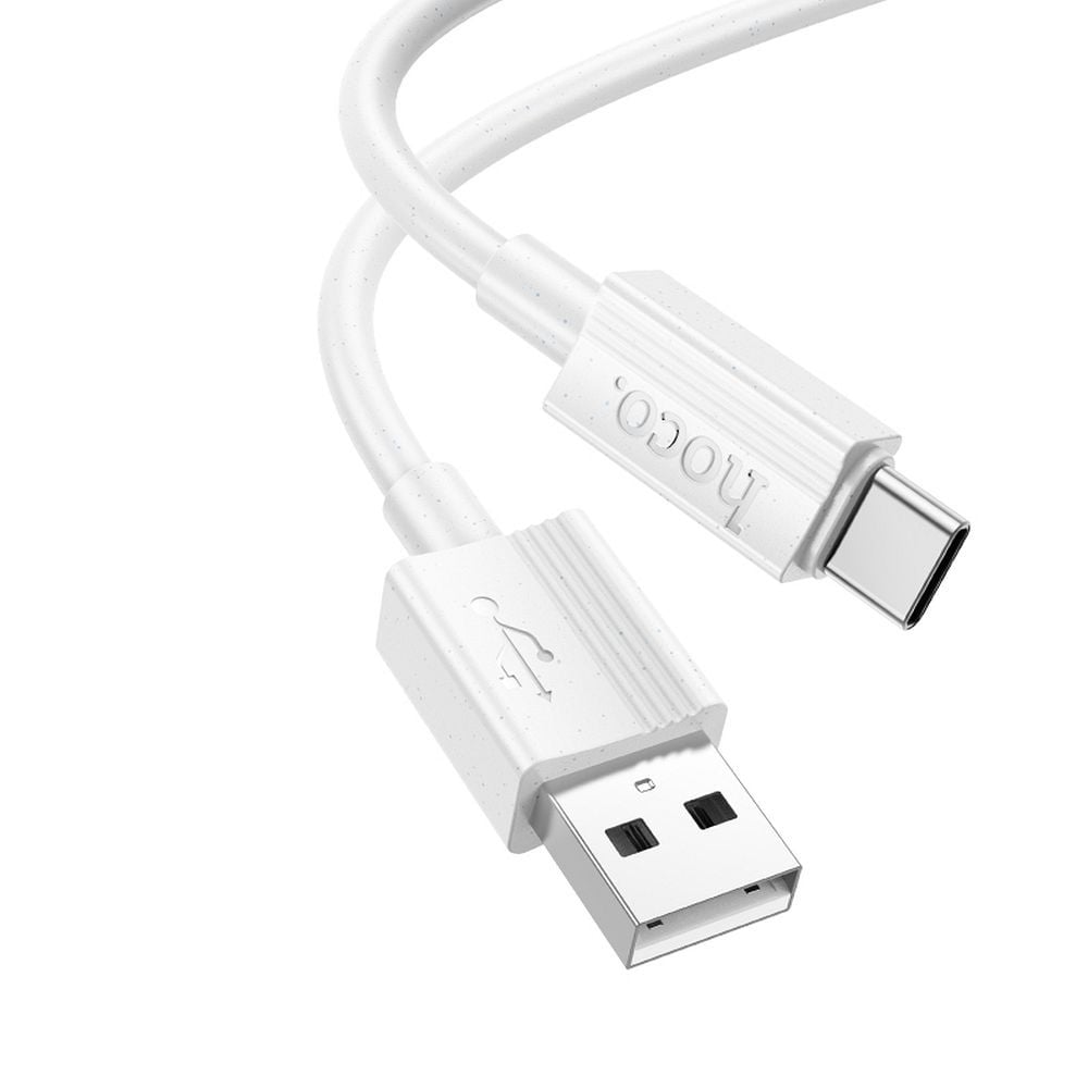 Hoco X107 Καλώδιο USB-A σε USB-C 3A 1m Λευκό