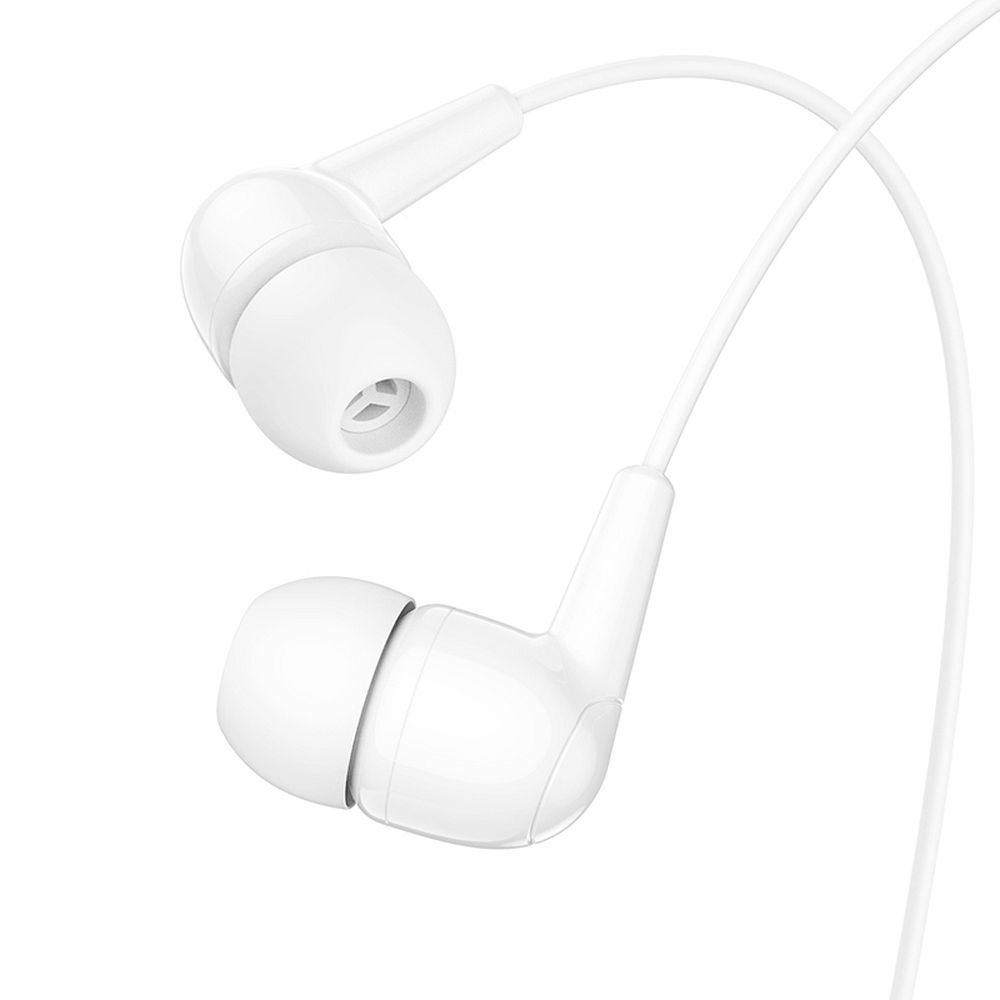 HOCO M97 ακουστικά in-ear με μικρόφωνο και βύσμα 3,5mm λευκά - Image 3