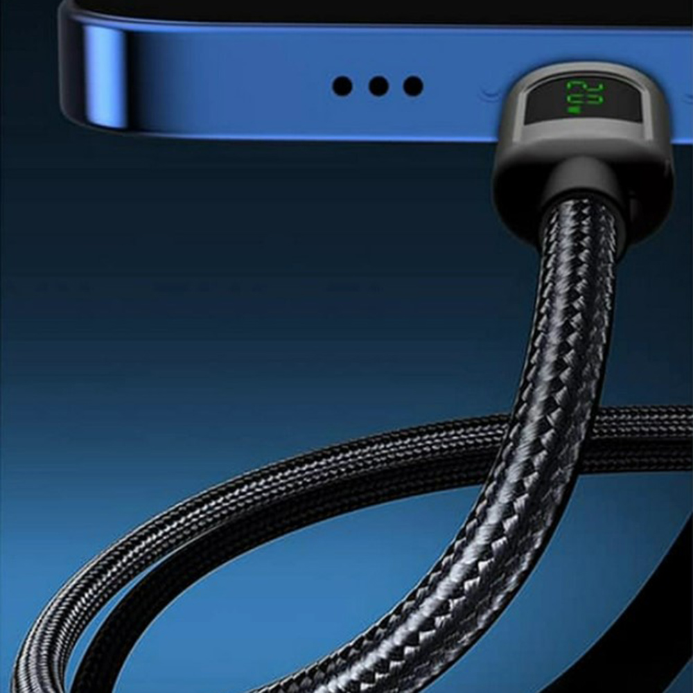 XO Cable Type-C – Type-C, 1m, 60W, NB-Q203B black - Image 4