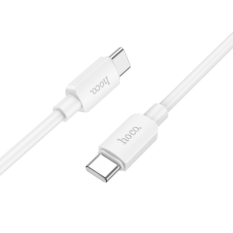 Hoco X96 Καλώδιο USB C σε USB C 3A 60W 1m λευκό