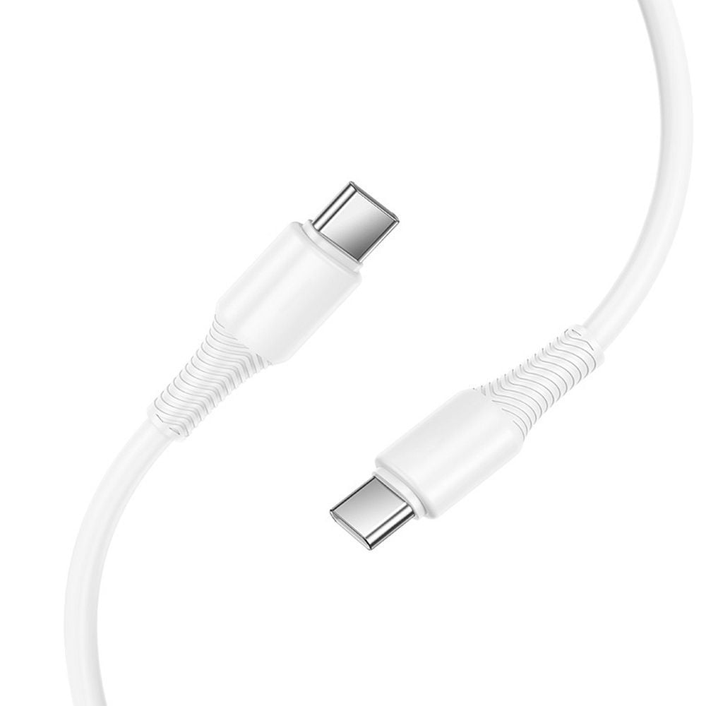 Καλώδιο USB-C to USB-C Hoco 3A 60W 1m X120 λευκό