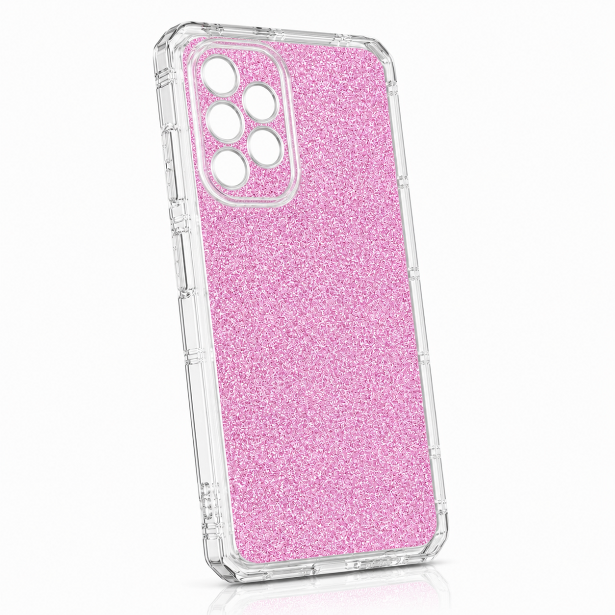 Θήκη Glitter 3in1 για Samsung Galaxy A13 4G Ροζ-Απαλό - Image 3