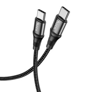 Hoco X50 καλώδιο Type C σε Type C PD 5A 100W 1m μαύρο