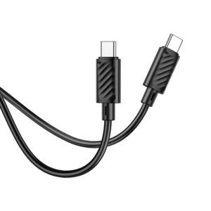 Hoco X88 καλώδιο Type C σε Type C PD 3A 60W 1m μαύρο