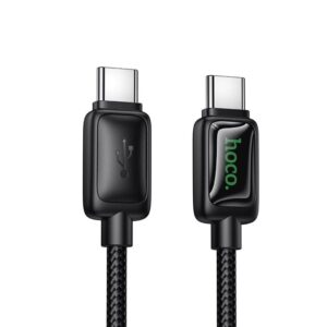 Καλώδιο USB-C σε USB-C Hoco 3A 60W 1,2m U146 μαύρο