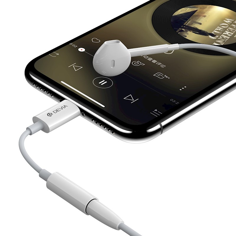 Devia adapter EC608 USB-C – jack 3,5mm λευκό - Image 5