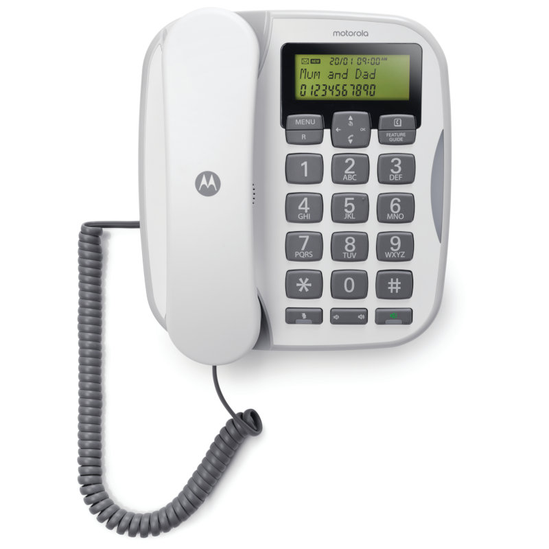 Motorola CT510 GR Ενσύρματο Τηλέφωνο με Μεγάλα Πλήκτρα, Ανοιχτή Ακρόαση και LED - Image 3