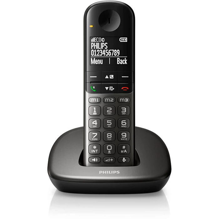 Philips XL4901DS/GRS (Ελληνικό Μενού) Ασύρματο Τηλέφωνο με Φωτιζόμενη Οθόνη και Φραγή Κλήσεων - Image 4