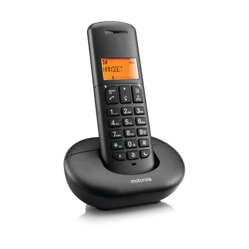 Motorola E221 Μαύρο Ασύρματο Τηλέφωνο με Φωτιζόμενη Οθόνη και Call Block - Image 4