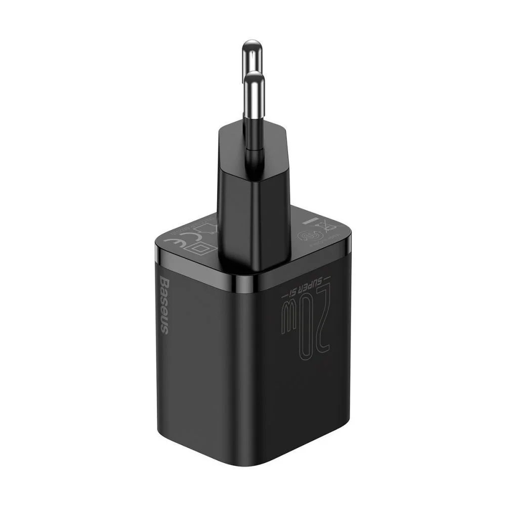 BASEUS 220V 20W, 1*USB-C, Super Si (black) – CCSUP-B01 - Image 5