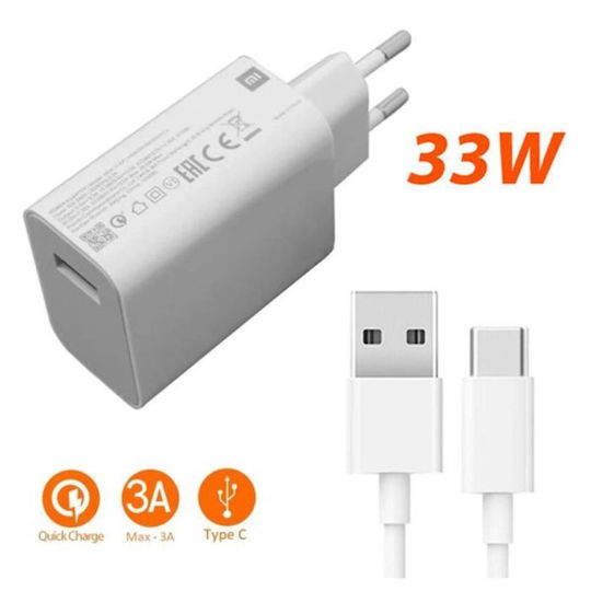Xiaomi Φορτιστής 33W Charging Combo Type-A με Καλώδιο White EU (BHR9956EU) - Image 5