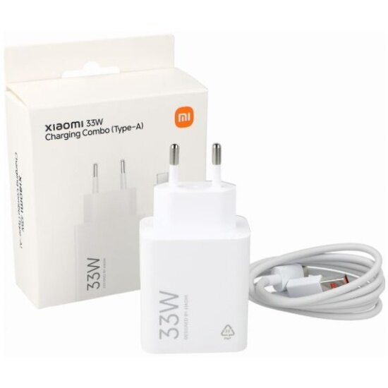 Xiaomi Φορτιστής 33W Charging Combo Type-A με Καλώδιο White EU (BHR9956EU) - Image 9