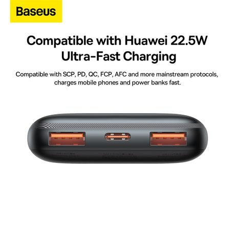 BASEUS Power Bank 10000mAh 20W, Bipow Pro black – PPBD040201 - Image 4