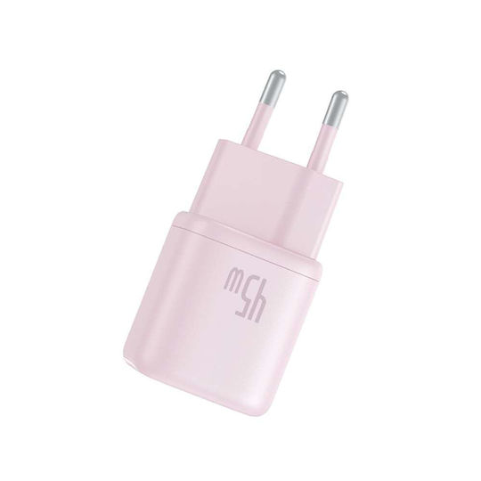 BASEUS 220V 45W, USB-C, PicoGo GaN pink – P10176800413-00 - Image 4