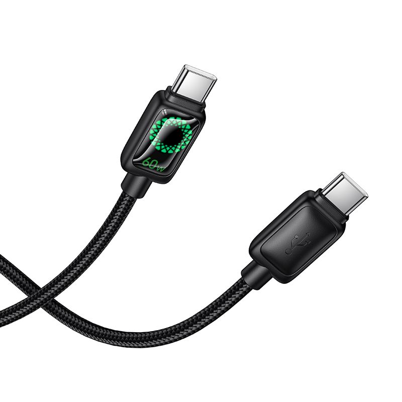 Καλώδιο USB-C σε USB-C Hoco 3A 60W 1,2m U146 μαύρο - Image 7