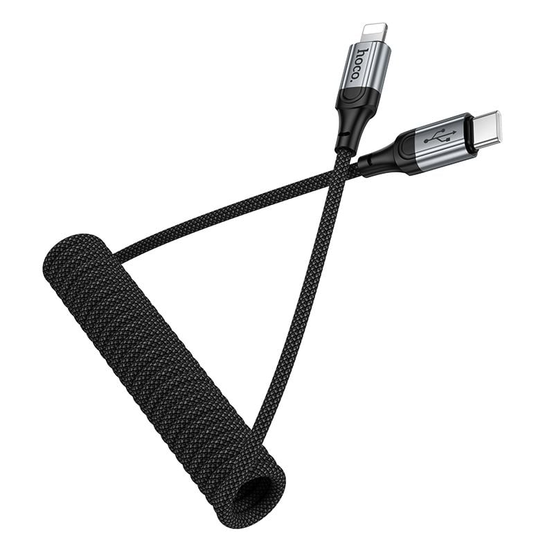 Καλώδιο USB-C σε Lightning Hoco PD 2,4A 1,5m X121 μαύρο - Image 3