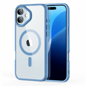 Mag Case Magnetic Θήκη Σιλικόνης για iPhone 16 Plus με Προστασία Κάμερας – Petrol Open Ring