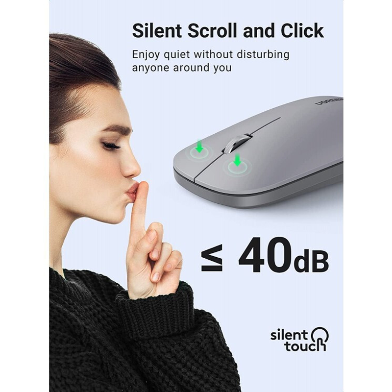 Wireless Mouse UGREEN MU001, 4000DPI, Μαύρο - Image 7
