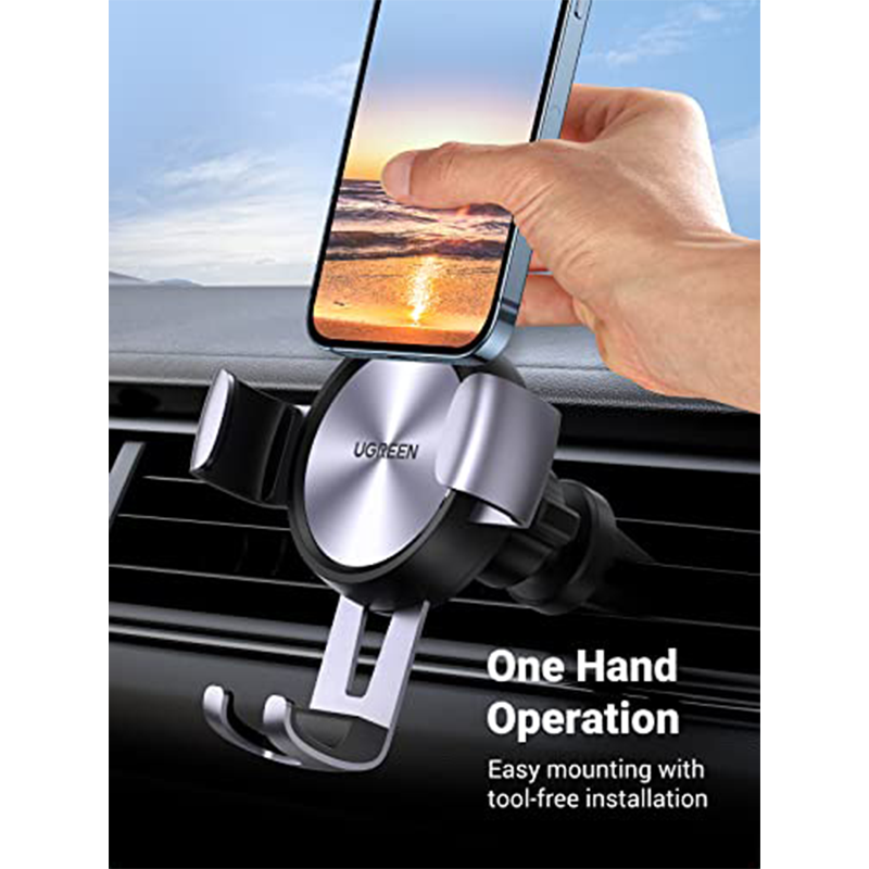 UGREEN Gravity Car Mount Holder gray – LP130 / 50564 - Image 3