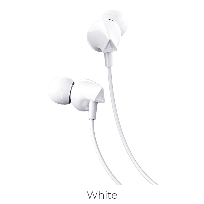 HOCO M60 ενσύρματα ακουστικά με μικρόφωνο Jack 3,5 mm λευκά - Image 3