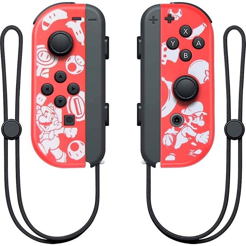 Ασύρματο Χειριστήριο Nintendo Switch Controller Joy-Pad LR Wireless Κόκκινο + Άσπρο με Σχέδιο Super Mario Bros - Image 2