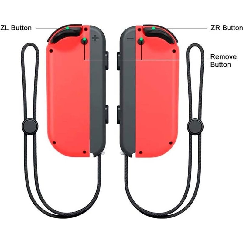 Ασύρματο Χειριστήριο Nintendo Switch Controller Joy-Pad LR Wireless Κόκκινο + Άσπρο με Σχέδιο Super Mario Bros - Image 3