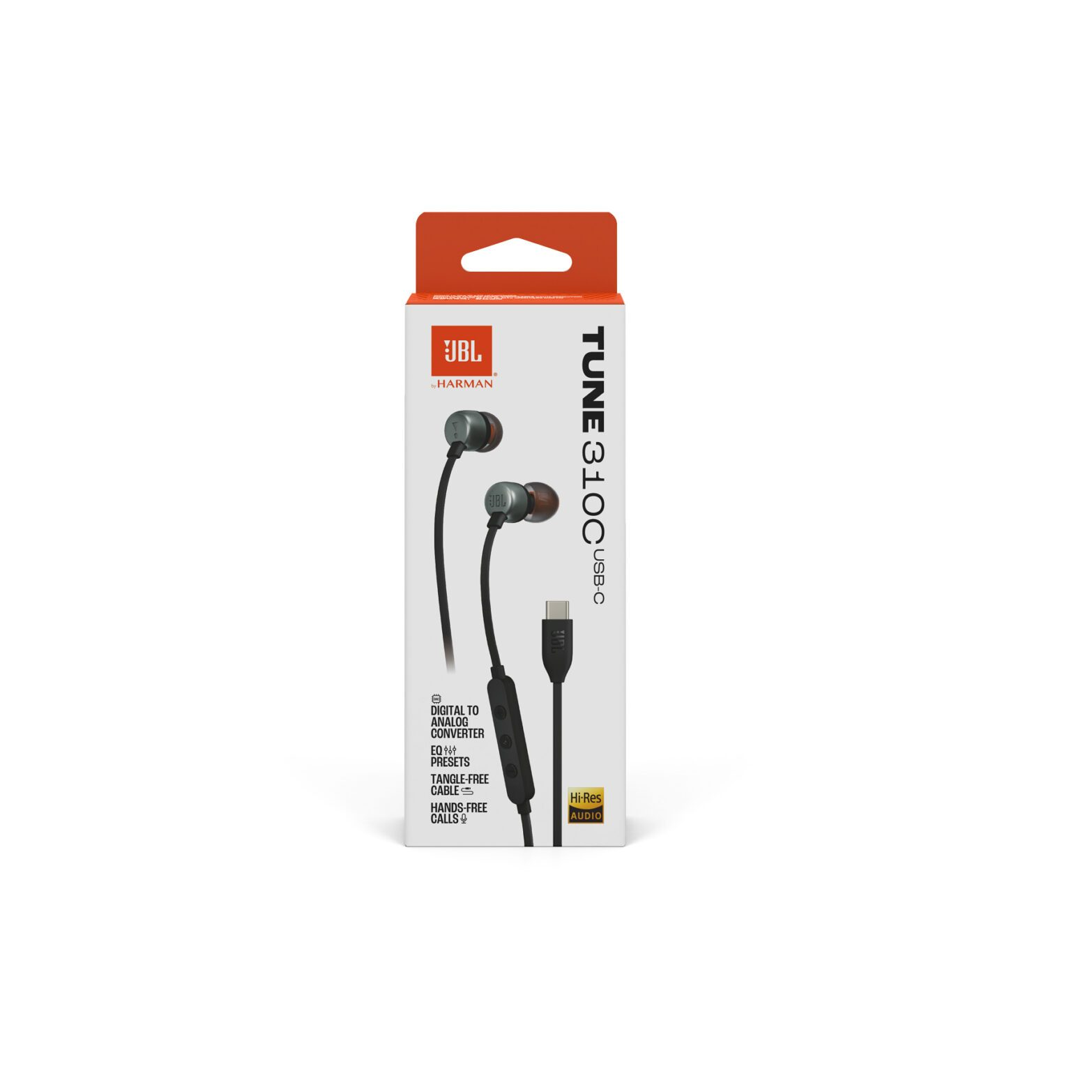 JBL Tune 310C In-Ear USB-C Ακουστικά Μαύρα - Image 9