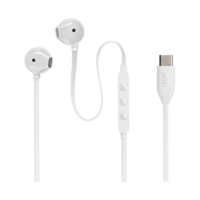 JBL Tune 305C Handsfree In-Ear USB-C Λευκό