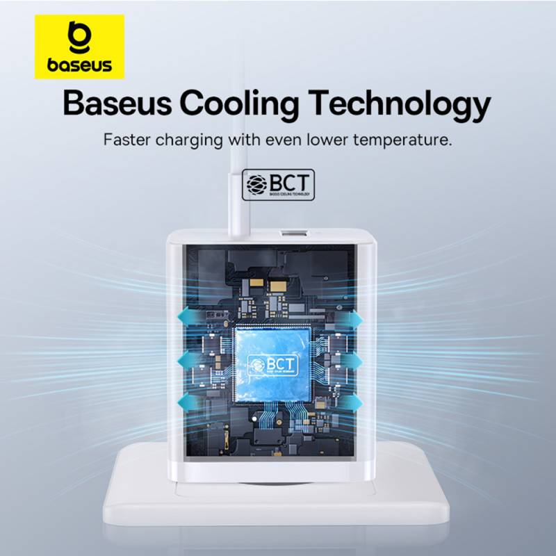 BASEUS 220V 30W, USB-A + USB-C, Cube Pro white – P10111404213-00 - Image 9