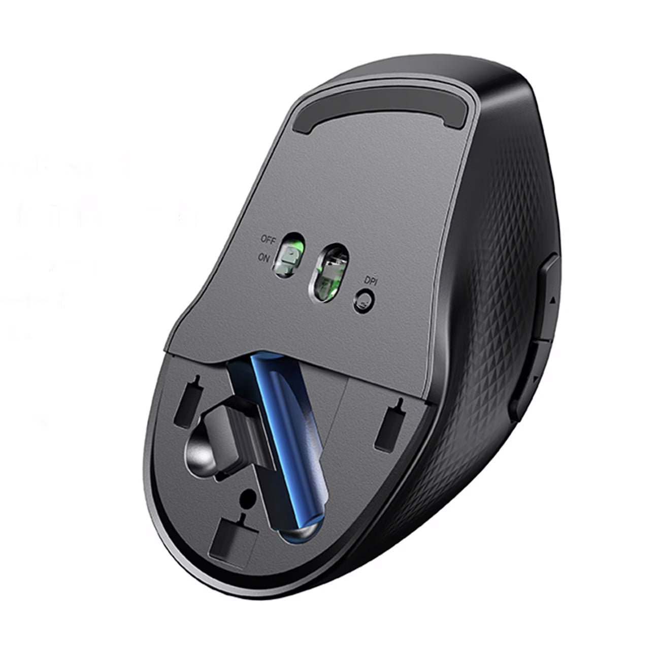 Wireless Mouse UGREEN MU101, 4000DPI, BT / USB Receiver, Μπλε - Image 5