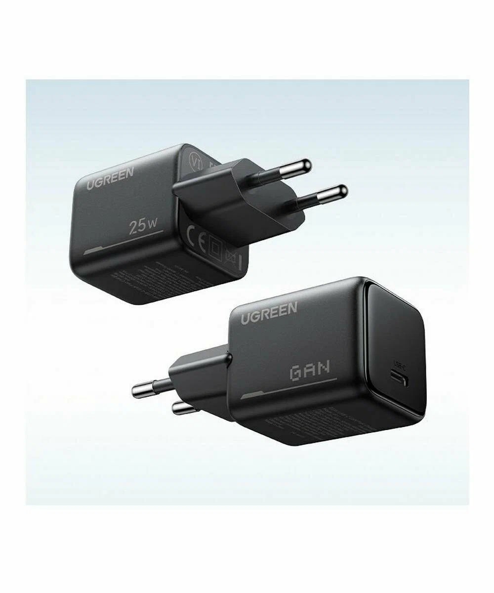 UGREEN 220V 25W, USB-C GaN black – X517 / 65736 - Image 3