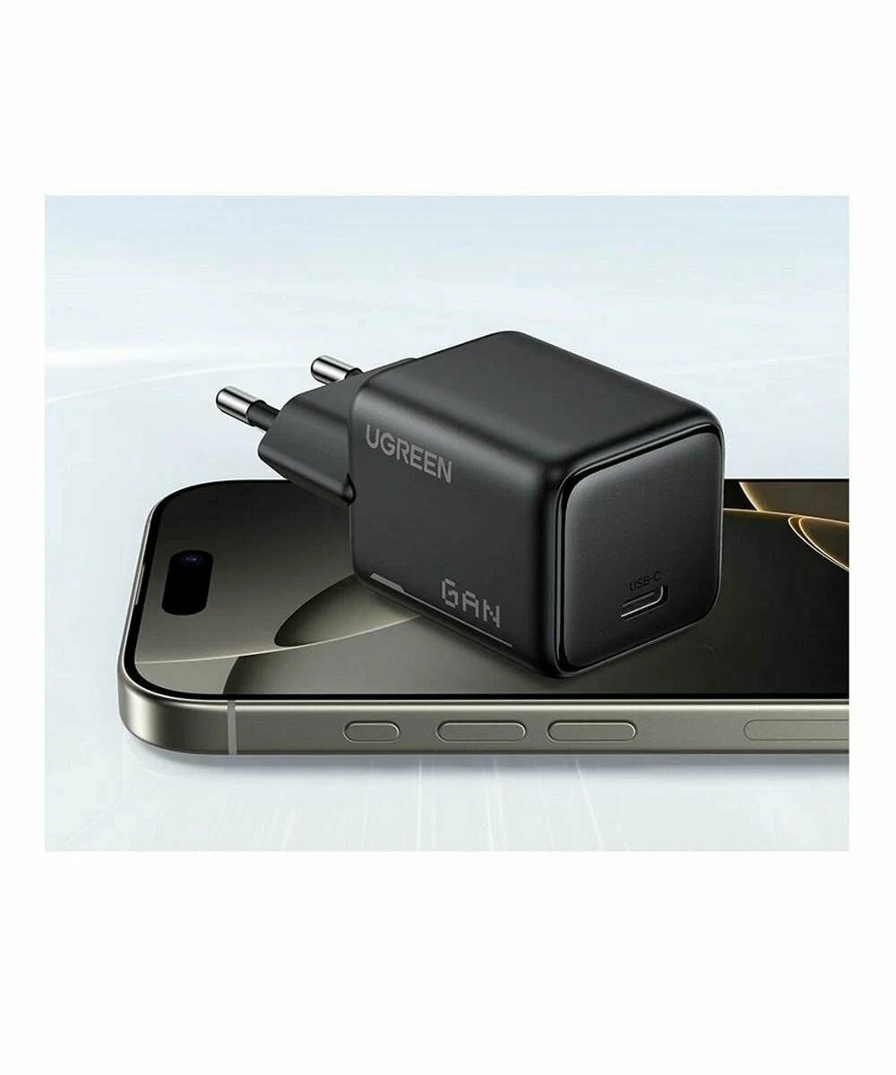 UGREEN 220V 25W, USB-C GaN black – X517 / 65736 - Image 4