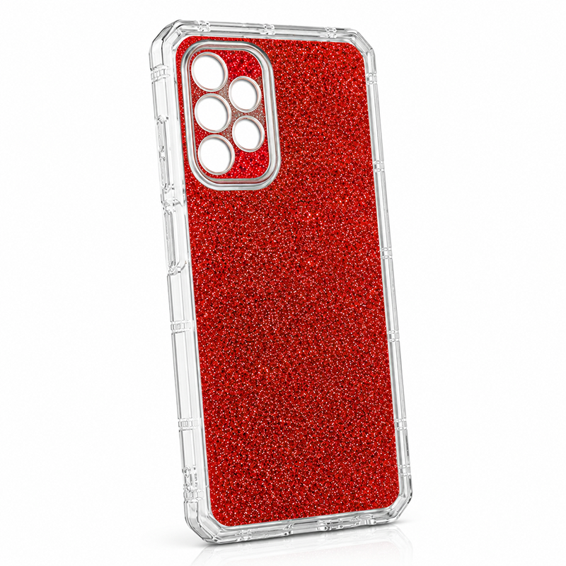 Θήκη Glitter 3in1 για Samsung Galaxy A13 4G Κόκκινο - Image 3