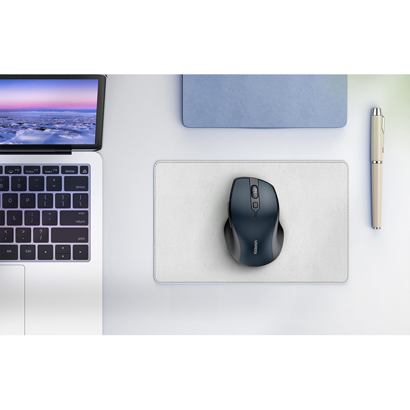 Wireless Mouse UGREEN MU101, 4000DPI, BT / USB Receiver, Μπλε - Image 7